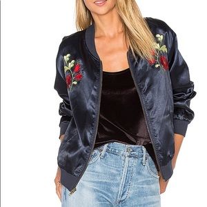 Tularosa Silk Bomber Jacket